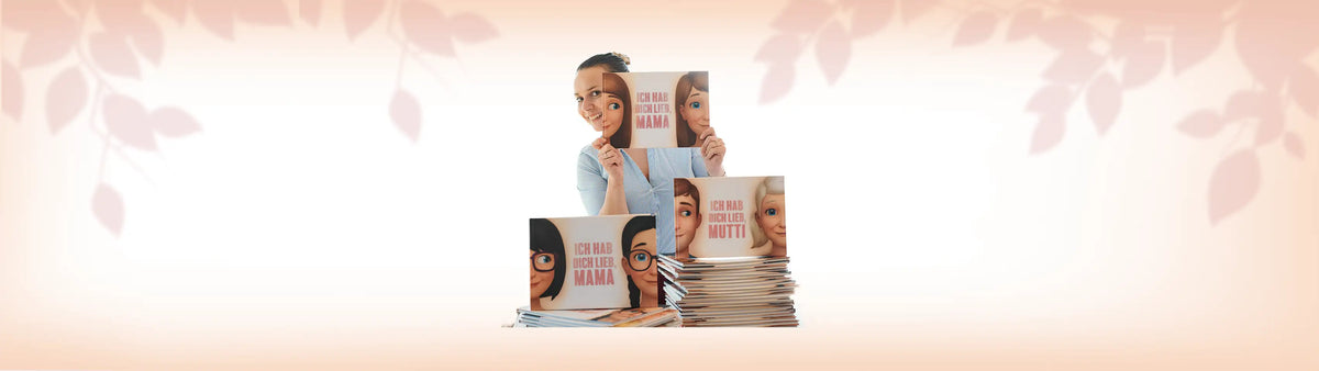 Schenke der allerbesten Mama der Welt ein wunderschön geschriebenes und bezaubernd illustriertes Buch, in dem sie und ihr Kind die Hauptrollen spielen.