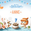Herzlichen Glückwunsch zum 7. Geburtstag, Anne