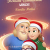 Fröhliche Weihnachten wünscht Familie Müller