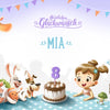 Herzlichen Glückwunsch zum 8. Geburtstag, Mia