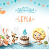 Herzlichen Glückwunsch zum 6. Geburtstag, Leyla