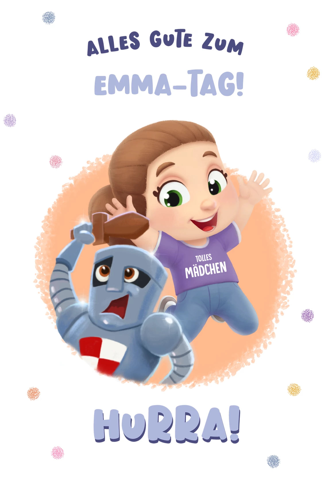 Alles Gute zum Emma-Tag, Ritterchen-Motiv