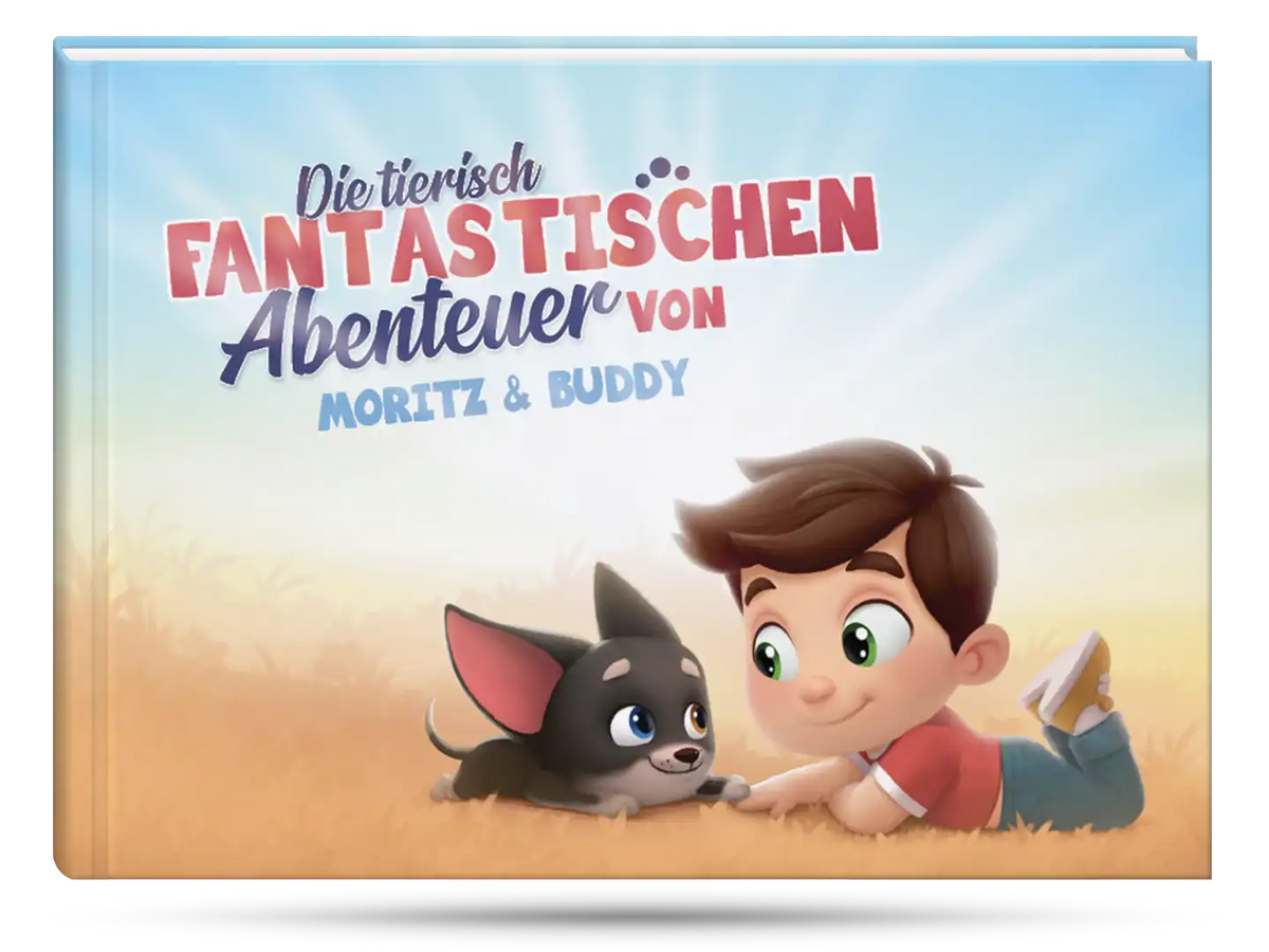 Buch fuer einen Jungen und seinen Haustier