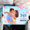 Unser romantisches Buch für Paare feiert eure Liebesgeschichte, zählt eure gemeinsamen Tage und ist das perfekte Geschenk für Jahrestage, Valentinstag oder besondere Anlässe.