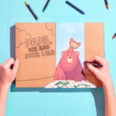 Ausmalbox für Papa
