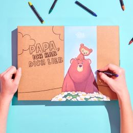 Ausmalbox für Papa