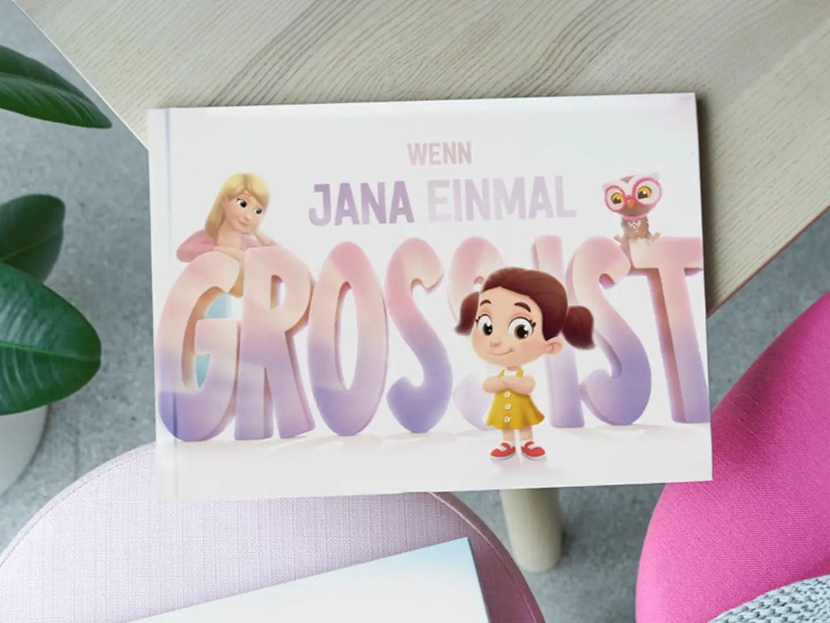 Das Cover des besten Buches für Mütter und Töchter liegt auf dem Tisch.