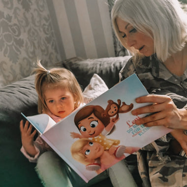 Herzliches Geschenk für Mama, ein individuelles Buch für Geburtstage, Muttertag, Jahrestage oder Valentinstag.