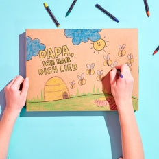 Ausmalbox für Papa