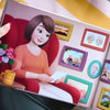 Ein personalisiertes Oma-Buch mit ihr und ihren drei Enkelkindern.