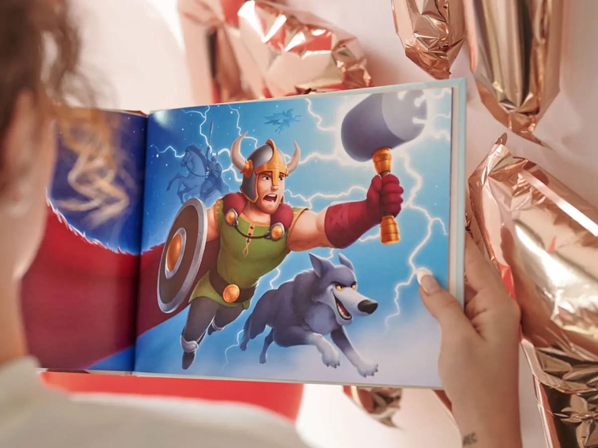 Eine wunderschöne Illustration aus einem personalisierten Buch für Freunde.